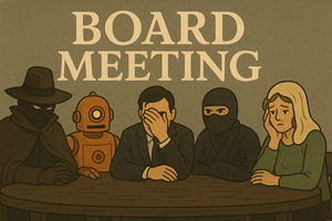 Banner for Board Meeting